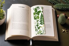 Botanical Plants Herbs Leaves PNG Bookmark Sublimation Desig Product Image 3