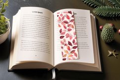 Cute Romantic Leaves PNG Bookmark Sublimation Designs Product Image 3