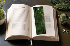 Forest Dragon Spells PNG Bookmark Sublimation Design Product Image 3