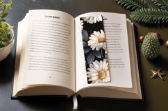 Daisy Boho PNG Bookmark Sublimation Design Product Image 3