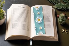 Spring Themed Daisy Floral PNG Bookmark Sublimation Design Product Image 3
