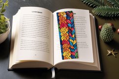 Knitting Stitch PNG Bookmark Sublimation Des Product Image 3