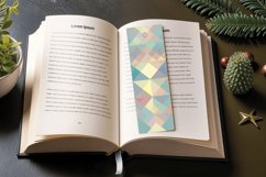 Pastel Geometric PNG Bookmark Sublimation Design Product Image 3