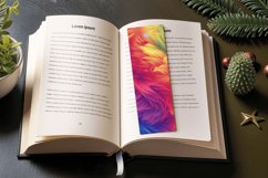 Rainbow Fur PNG Bookmark Sublimation Designs Product Image 3