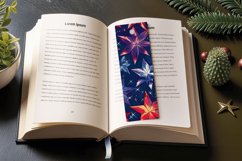 Christmas Stars PNG Bookmark Sublimation Design Product Image 3