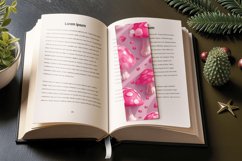 Pink 3D Mushrooms PNG Bookmark Sublimation Designs Product Image 3