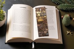 Glitzy Brick Wall PNG Bookmark Sublimation Design Product Image 3