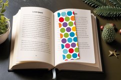 Colorful Big Dots PNG Bookmark Sublimation Design Product Image 3