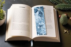 Winter Frozen Flowers PNG Bookmark Sublimation Designs Product Image 3