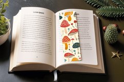Whimsical Mushroom PNG Bookmark Sublimation Designs Product Image 3