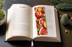 Colorful 3D Fruits PNG Bookmark Sublimation Designs Product Image 3
