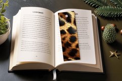 Brown Jaguar Skin Panther PNG Bookmark Sublimation Designs Product Image 1