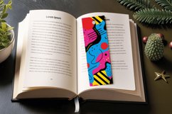 90s Abstract Funky Pop PNG Bookmark Design PNG Bookmark Subl Product Image 3