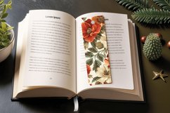 Vintage Retro Floral PNG Bookmark Sublimation Designs Product Image 3