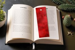 Luxury Red PNG Bookmark Sublimation Design Product Image 3