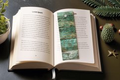 Mermaid Wood PNG Bookmark Sublimation Design Product Image 3