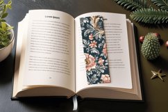 Baroque Flowers PNG Bookmark Sublimation Designs Product Image 3