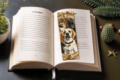 Antique Dog Frames PNG Bookmark Sublimation Design Product Image 3