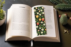 Spring Floral Fruits PNG Bookmark Sublimation Designs Product Image 3