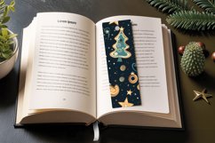 Color Christmas PNG Bookmark Sublimation Design Product Image 3