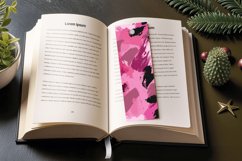 Pink Leopard Skin Christmas PNG Bookmark Sublimation Designs Product Image 3