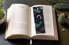 Preppy Christmas PNG Bookmark Sublimation Design Product Image 3