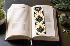Ottoman Lotus PNG Bookmark Sublimation Design Product Image 3