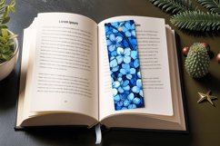 Forget Me Not Blue Floral PNG Bookmark Sublimation Designs Product Image 3