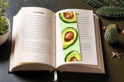 Avocado PNG Bookmark Sublimation Design Product Image 3
