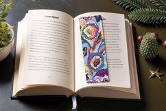 Bohemian Bliss Fabric PNG Bookmark Sublimation Designs Product Image 3