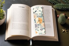 Pastel Blooms Quilt PNG Bookmark Sublimation Design Product Image 3