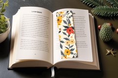 Mustards Blooms PNG Bookmark Sublimation Designs Product Image 3