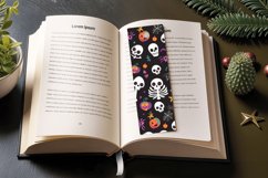 Halloween with Cute Skeletons PNG Bookmark Sublimation Desig Product Image 3