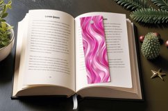 Pink Abstract PNG Bookmark Sublimation Design Product Image 3