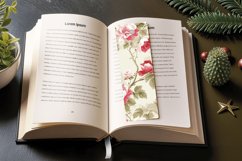 Vintage French Flower PNG Bookmark Sublimation Des Product Image 3