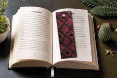 Luxury Burgundy PNG Bookmark Sublimation Design Product Image 3
