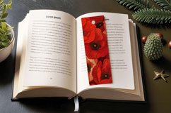 Abstract Poppy PNG Bookmark Sublimation Design Product Image 3