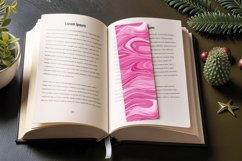 Pink Abstract Waves PNG Bookmark Sublimation Designs Product Image 3