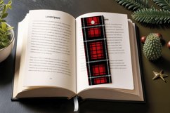 Scottish Textured Checkered Plaid PNG Bookmark Sublimation D Product Image 3