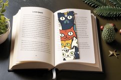 Funny Cat PNG Bookmark Sublimation Designs Product Image 3