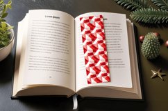 Red and White Geometric shape PNG Bookmark Sublimation Desig Product Image 3
