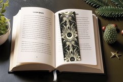Eclipse Damask PNG Bookmark Sublimation Design Product Image 3