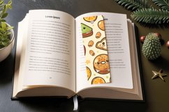 Kawaii Breakfast PNG Bookmark Sublimation Design Product Image 3