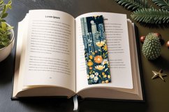 Cityscape Wildflowers PNG Bookmark Sublimation Designs Product Image 3