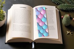 3D Mermaid Scales PNG Bookmark Sublimation Designs Product Image 3