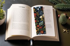 Rustic Folk Wildflowers Floral PNG Bookmark Sublimation Desi Product Image 3