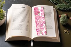 Pink Snapdragon Flowers PNG Bookmark Sublimation Designs Product Image 3