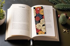 Chinese Chrysanthemums PNG Bookmark Sublimation Design Product Image 3