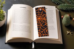 Halloween Spooky Spiderweb PNG Bookmark Sublimation Design Product Image 3