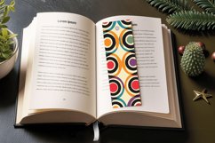 Retro Groovy PNG Bookmark Sublimation Designs Product Image 3